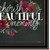 Set Of Two Cherish and Have Faith 2 Black Framed Print Wall Art N270-407983