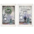 Set Of Two Where There is Love 1 White Framed Print Wall Art N270-406066