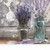 Set Of Three Love Life And Lavender White Framed Print Wall Art N270-408015