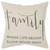 Gray Cream Canvas Family Love Throw Pillow N270-403295