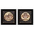 Set Of Two Owl Always Love and Need You 2 Black Framed Print Wall Art N270-406022