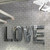 Silver Mirrored Mosaic Crystal Bling LOVE Wall Decor N270-476426