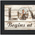 Love Begins at Home 2 Black Framed Print Wall Art N270-407415