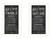 Set Of Two Family Recipe White Framed Print Wall Art N270-405658