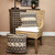 Black And Sand Woven Decorative Pillow N270-383173