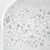 8" Modern Pearl White Gold Rim Rounded Square Glass Vase N270-397568