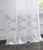 Set of Two 84"  White Wave Embroidered Window Panels N270-473370
