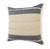 24" X 24" Denim Blue Tan And Taupe Jute Coastal Zippered Pillow N270-516725