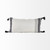 White And Gray Fringed Lumbar Pillow Cover N270-392334