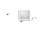 35" White Rectangle Dresser Mirror Mounts To Dresser With Frame N270-486432