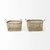 Set Of Two Brown Wicker Storage Baskets N270-392158