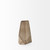 11" Natural Stain Geometric Wooden Vase N270-397506