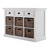Modern Farmhouse Buffet Server With Basket Set N270-388213