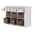 Modern Farmhouse Buffet Server With Basket Set N270-388213