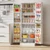 Kitchen Pantry Cabinet 65.5 Inch Freestanding Tall Buffet Cupboard-White - Color: White D681-KC58349WH+
