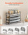 Detachable Spice Rack Organizer for Cabinet, 4 Tie Stackable Seasoning Organizer, Spice Jars Kitche E415-TMSDLJHSTZ4CY0SXYV0