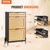 Rattan Shoe Cabinet, Narrow Shoe Storage Organizer with 2 Flip Rattan Drawers & 1 Slide Drawer, Met E415-FCTBXJ2C1XC2W8YCYV0