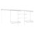 4-8 Feet Closet Organizers and Storage System with Hanging Rod for Laundry Bedroom-White - Color: W D681-JZ10353WH