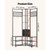 Corner Hall Tree with Shoe Bench, 70.9 in Coat Rack with Hooks and Steel Frame, Freestanding Clothe E415-TYDGNYMJZJXKPQJ57001V0