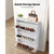 Shoe Cabinet with 3 Flip Drawers, Modern Shoes Storage Cabinet with Anti-Tipping Device, Freestandi E415-BCGBMJQTCZXJQU2HI001V0