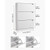Shoe Cabinet with 3 Flip Drawers, Modern Shoes Storage Cabinet with Anti-Tipping Device, Freestandi E415-BCGBMJQTCZXJQU2HI001V0