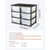 Plastic Storage Drawers, 2 Pack Storage Organizer Drawer, 6 Drawers Closet Organization and Storage E415-CWCT1YKLDD1GCPFV6001V0
