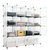 16-Cube Storage Shelf Cube Shelving Bookcase Bookshelf Organizing Closet Toy Organizer Cabinet Whit T575-S0671290886