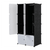 8 Cube Organizer Stackable Plastic Cube Storage Shelves Design Multifunctional Modular Closet Cabin T575-S0671292759