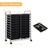 Costway 20 Drawers Storage Rolling Cart Studio Organizer-Black - Color: Black D681-walmartHW56501BK_copy