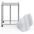 Costway 20 Drawers Storage Rolling Cart Studio Organizer-Transparent - Color: Transparent D681-walmartHW56501CL_copy