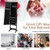 Costway Jewelry Mirrored Cabinet Armoire Organizer Storage Box w/ Stand Christmas Gift - Color: Bla D681-WalmartHW66419BK