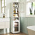 Tall Bathroom Storage Cabinet 67 Inches Freestanding Storage Organizer-White B593-JV13276
