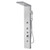 Shower Panel Tower System with Rainfall Waterfall Shower Head, 53 in Brushed Stainless Steel Shower E415-FTYS5CS2MSDP8X8BJ001V0