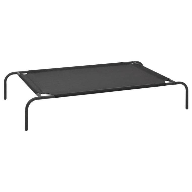  Dog Bed Black 30% Polyester, 70% PVC, Powder-Coated Steel Large A949-170662