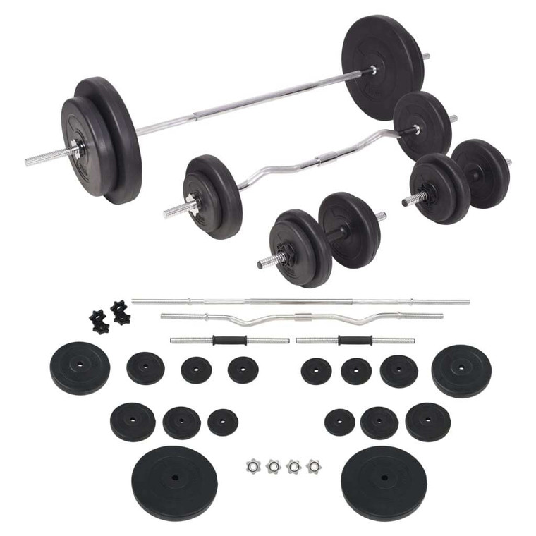  Barbell and Dumbbell Set 198.4 lb A949-91404