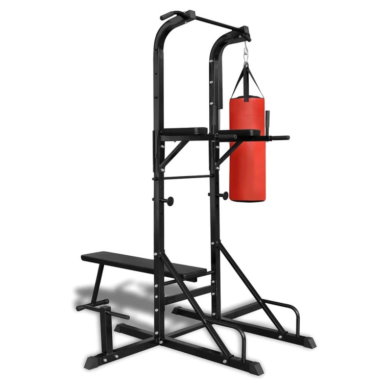 Power Tower with Sit-up Bench and Boxing Bag A949-90667
