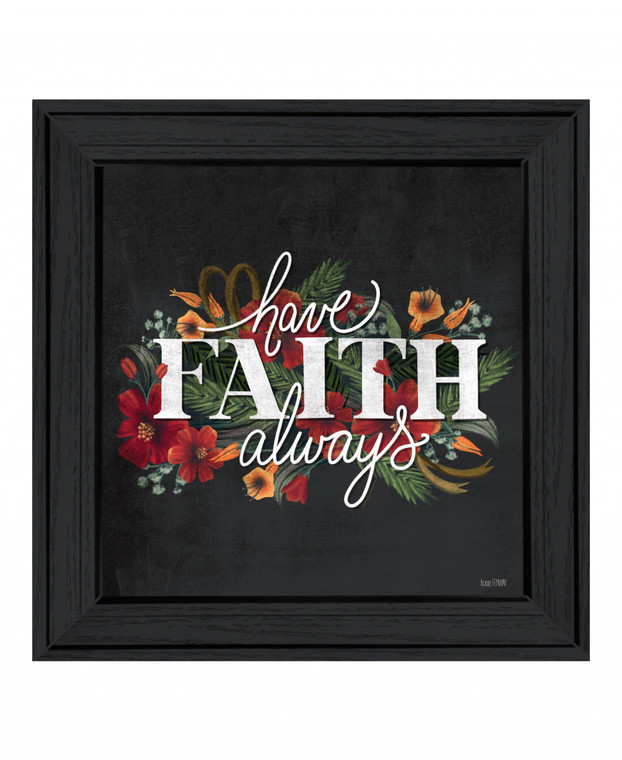 Have Faith 3 Black Framed Print Wall Art N270-407664