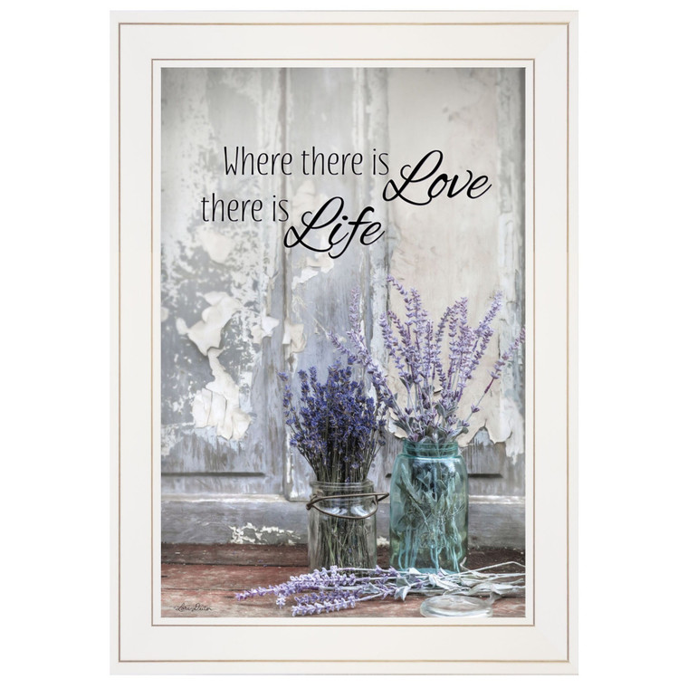 Where There is Love 2 White Framed Print Wall Art N270-404991
