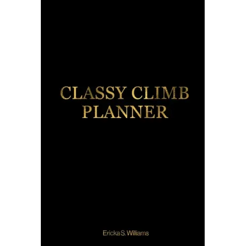 Classy Climb Accountability Planner - Paperback H871-10780499018001