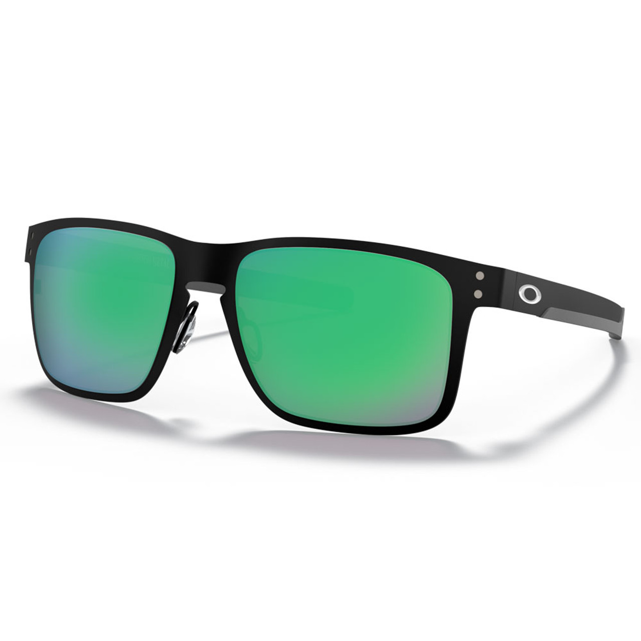 OAKLEY Holbrook Metal Matte Black w/Jade Irid Sunglasses (OO4123-0455)