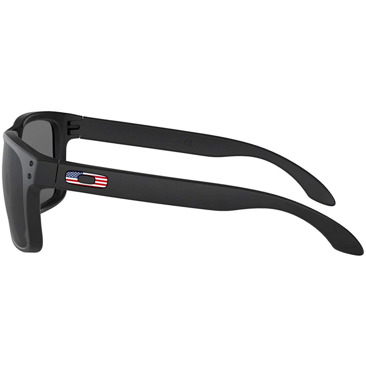 OAKLEY Holbrook Matte Black Flag Icon/Gray Sunglasses