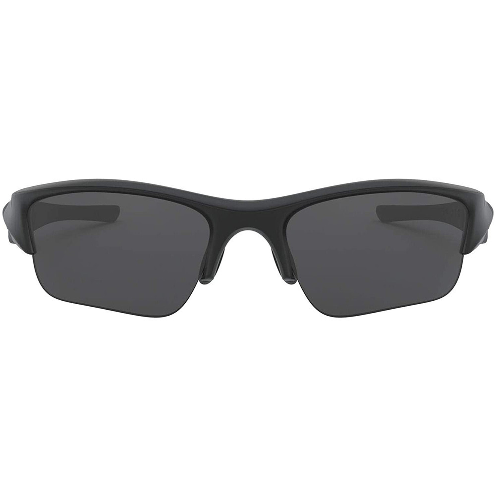 OAKLEY Flak Jacket XLJ Matte Black/Gray Sunglasses (11-004) - Free