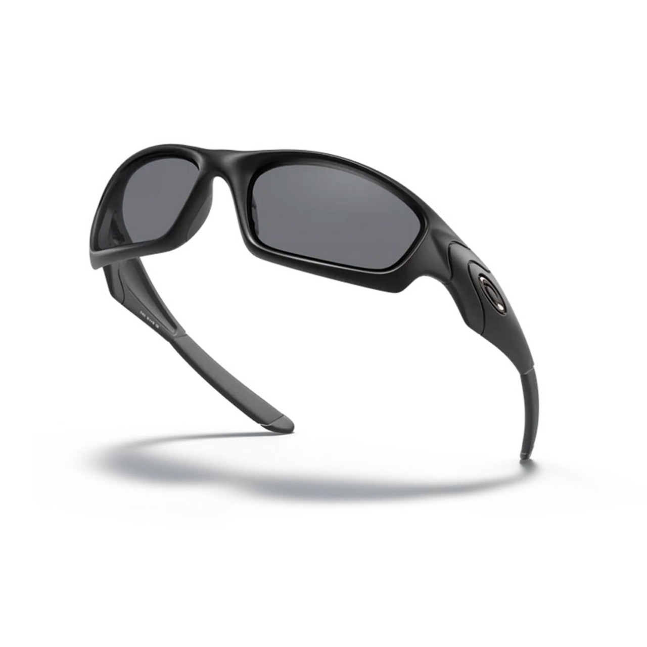 OAKLEY SI Straight Jacket Black/Gray Sunglasses (11-013) - Free