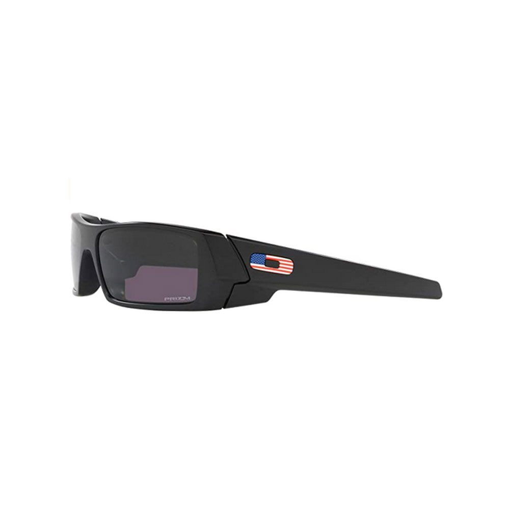 OAKLEY Gascan Matte Black US Flag/Prizm Grey Lens Sunglasses