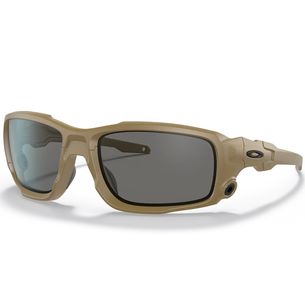OAKLEY SI Ballistic Shocktube Terrain Tan Frame/Gray Lanses