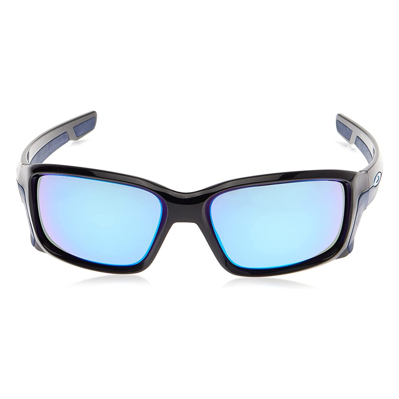 OAKLEY Straightlink Polished Black With Sapphire Iridium Sunglasses  (OO9331-04)