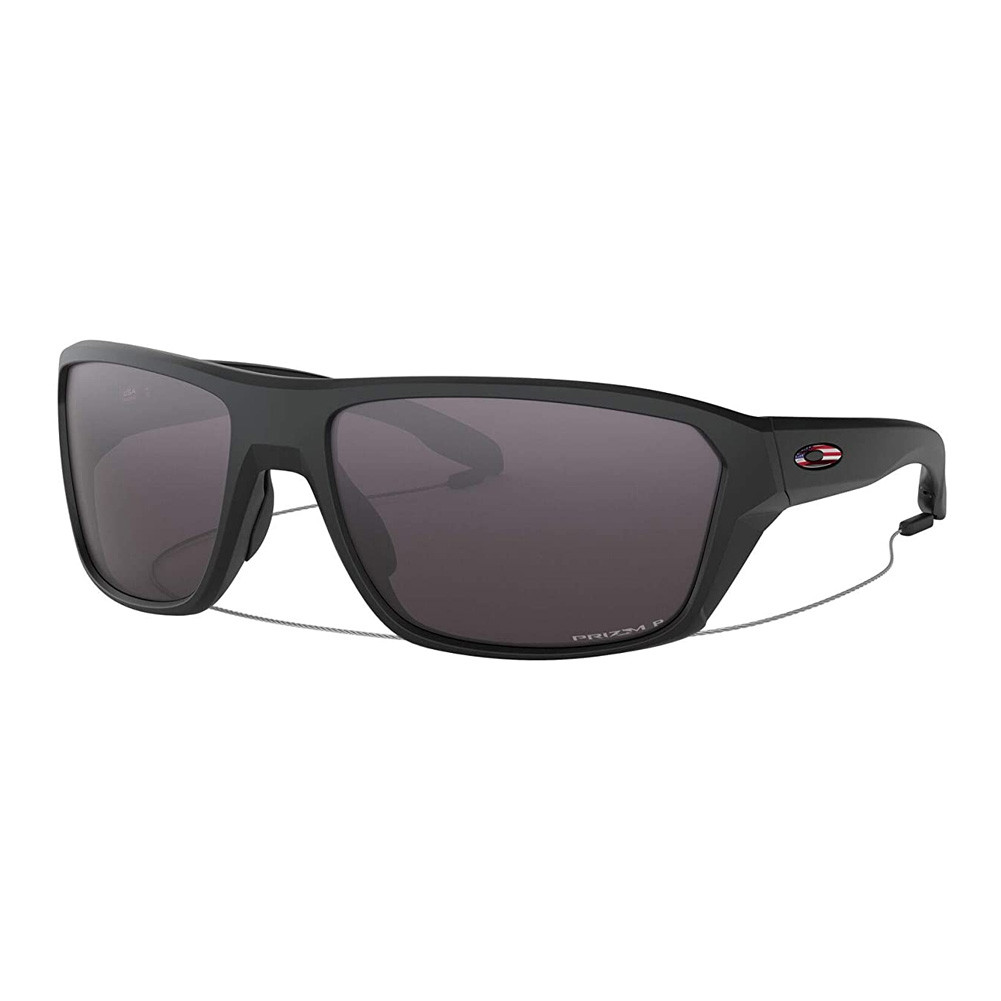 OAKLEY SI Split Shot Matte Black Usa Flag /Prizm Gray Polarized