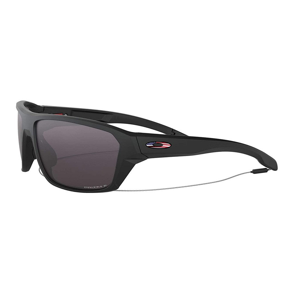OAKLEY SI Split Shot Matte Black Usa Flag /Prizm Gray Polarized