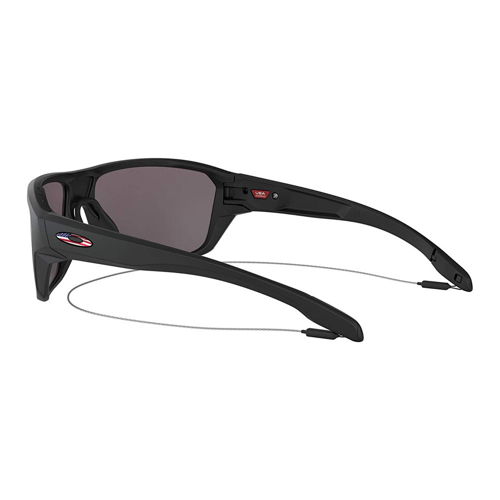 OAKLEY SI Split Shot Matte Black Usa Flag /Prizm Gray Polarized
