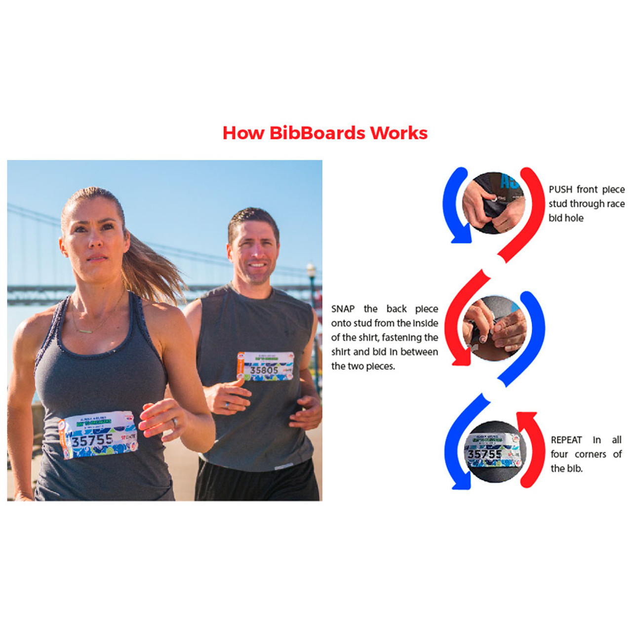 BIBBOARDS I Run For Pizza - Free Shipping